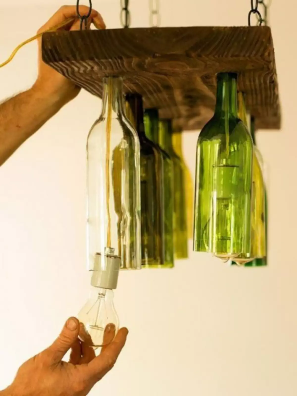 O que pode ser feito de garrafas de vidro faz você mesmo