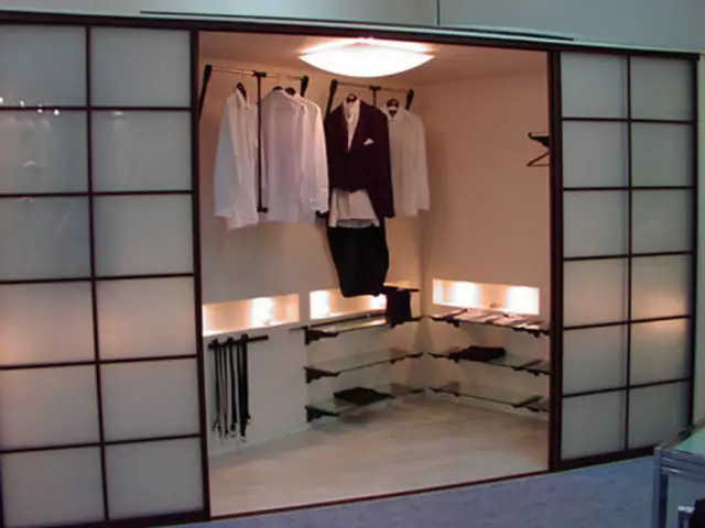 Garderob med egna händer, hur man utrusta ett omklädningsrum från förrådsrummet