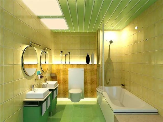 Reka bentuk bilik mandi 4 meter persegi