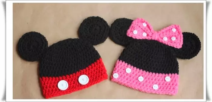 Ears Mickey Mouse do it yourself for a girl: photo caps