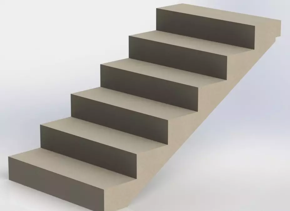 Izdelavo monolitnega stopnišča