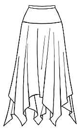 Como costurar uma saia no coquete: padrão e esquema de costura
