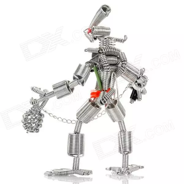 Robot with your own hands from the brazing material for beginners