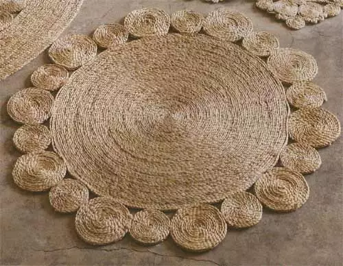Master class on the rug do it yourself from sisal and from yarn