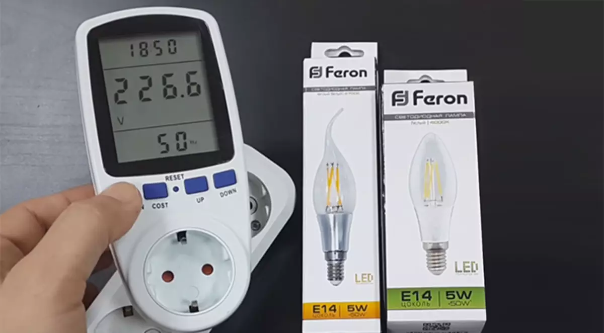A verdade sobre as lámpadas LED filamentadas: desmembrar e medir o wattmeter e o pulsómetro