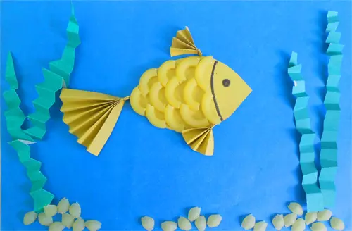 Guldfisk gør det selv: en ordning og en beskrivelse med et billede