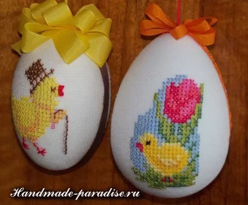 Esquemas de bordado para huevos de Pascua