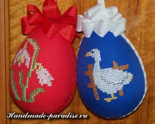 Esquemas de bordado para huevos de Pascua