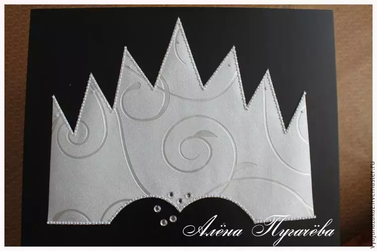 Crown for the Snow Queen DIY: Master Class ze zdjęciem