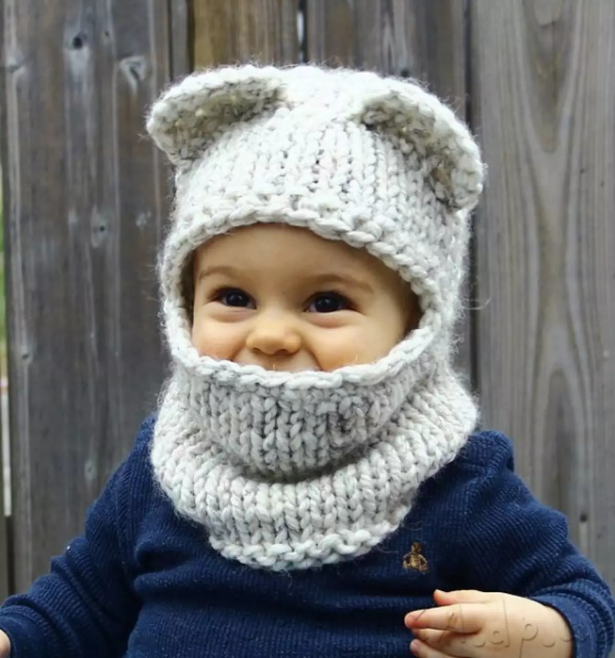 Baby Crochet Cap: Skema en beskrywing pette met ore vir kinders met foto en video