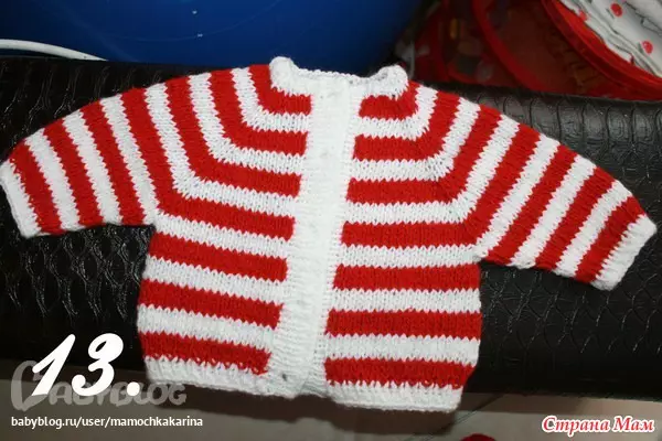 Blouses tricotées pour les nouveau-nés avec descriptions et motifs pour débutants