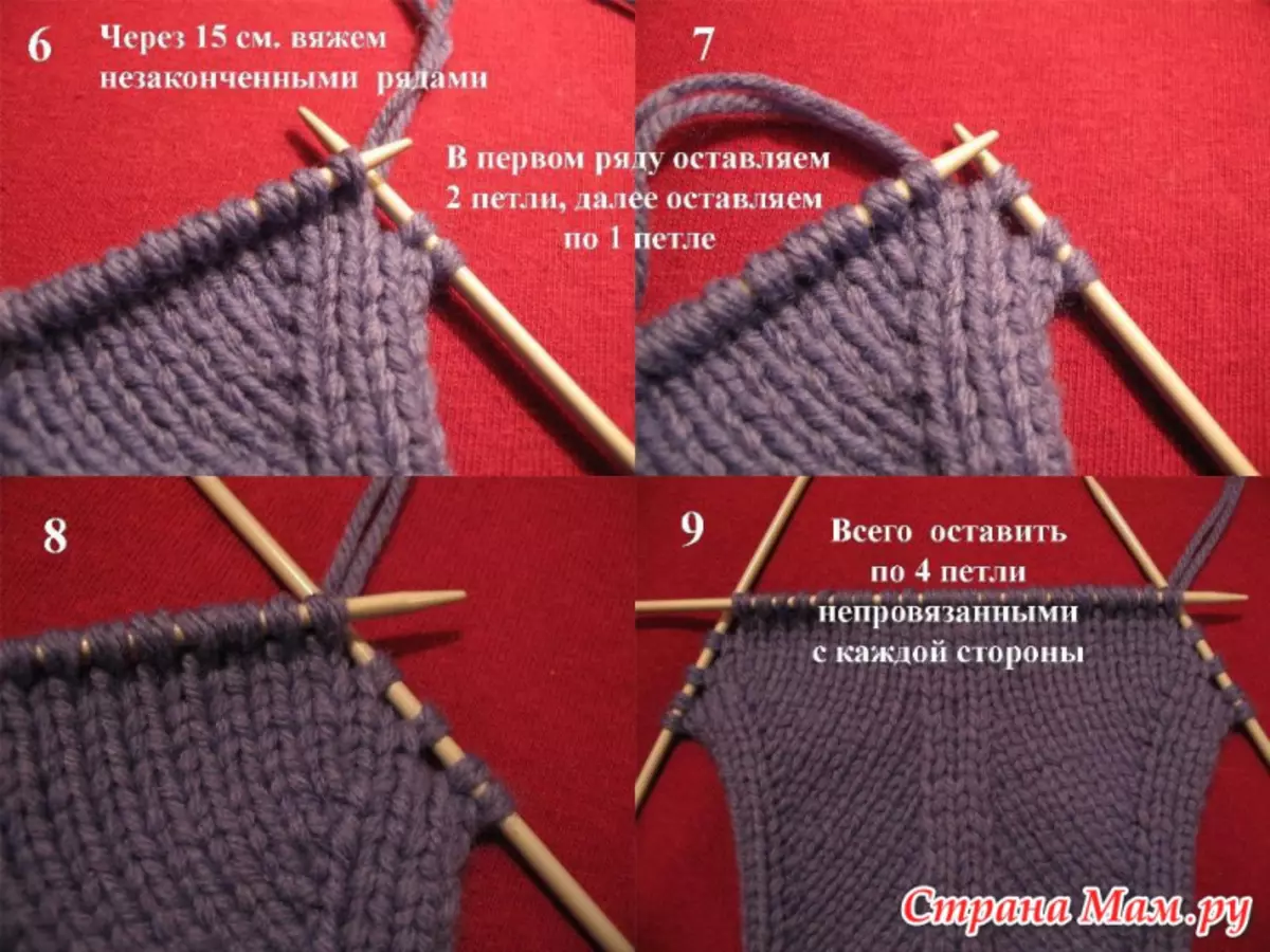 Hat with knitting needles for a boy: how to tie a hat-helmet and winter earguard for kids with video