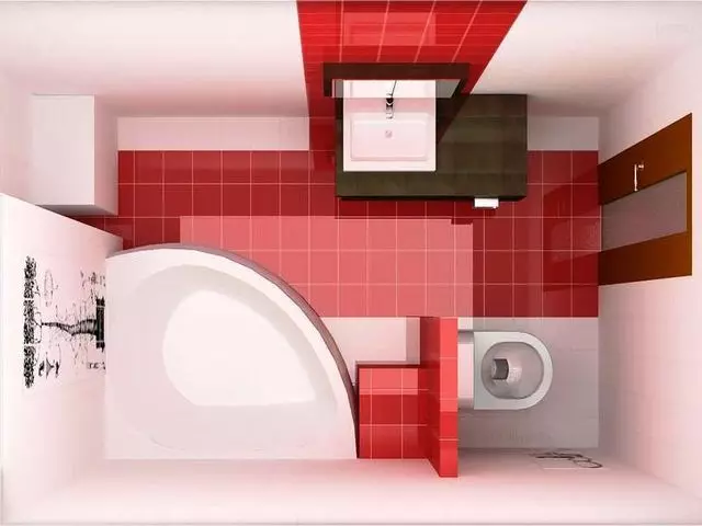 ရေချိုးခန်းဒီဇိုင်း 3 စတုရန်းမိုင်