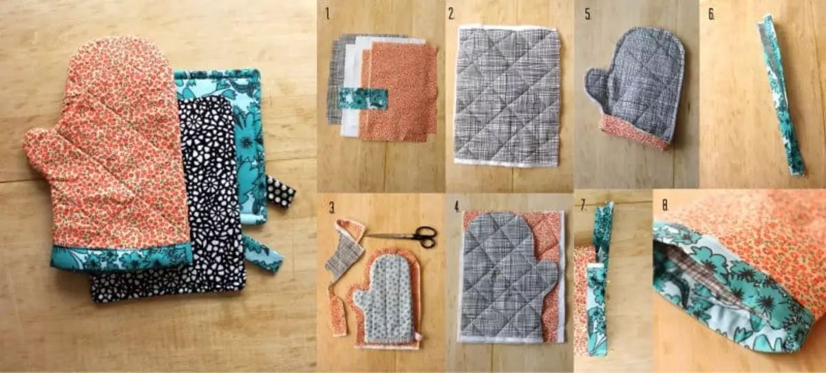 Beautiful tapes with your own hands: how to make decorations for kitchens made of flasks and fabrics