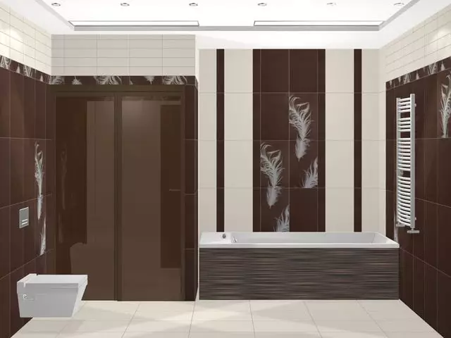 Standardowy projekt łazienki.