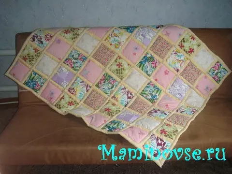 Quilted blanket with your hands: master class for beginners