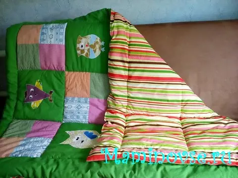 আপনার হাত দিয়ে quilted কম্বল: beginners জন্য মাস্টার ক্লাস