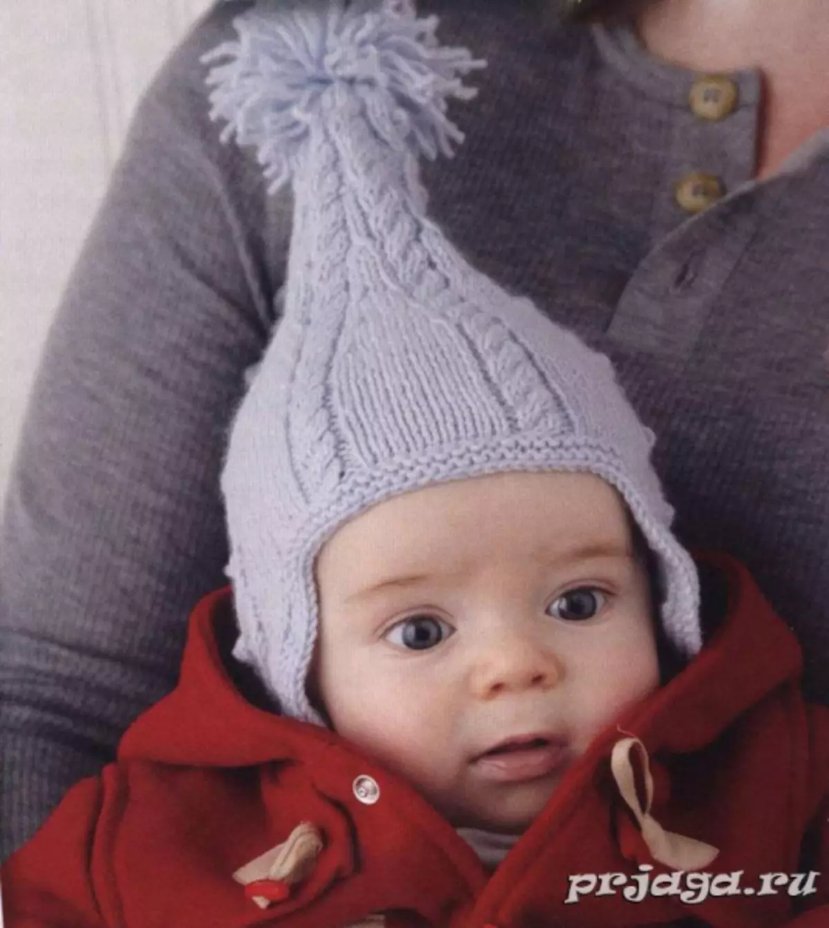 Kinderhut mit Stricknadeln: Wie man eine neue Kleidung mit Ohren für Baby mit Fotos und Videos bindet
