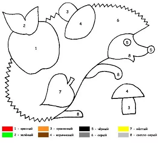 Modelli per applicazioni da carta per bambini Classe 1: farfalle e vaso