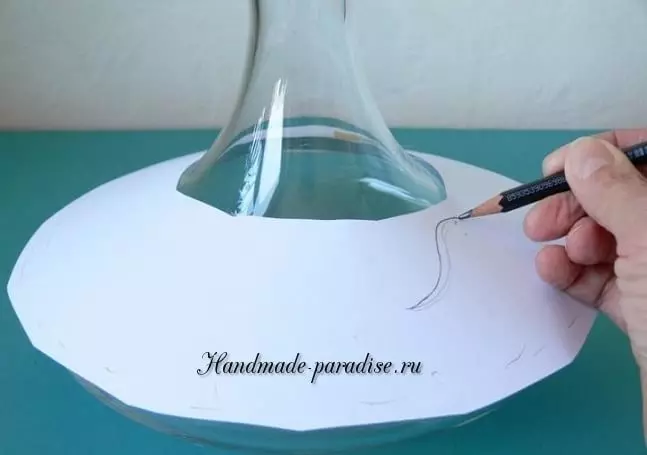 Dekorowanie wazonu ze szklaną mozaiki
