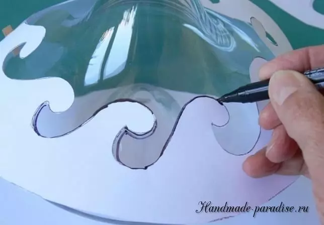 Dekoration vase med glasmosaik