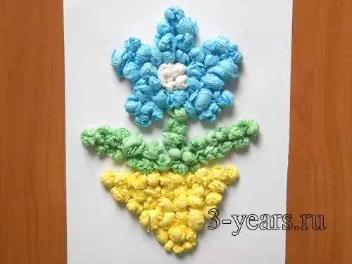 Applique de guardanapos para crianças 5-7 anos no tópico