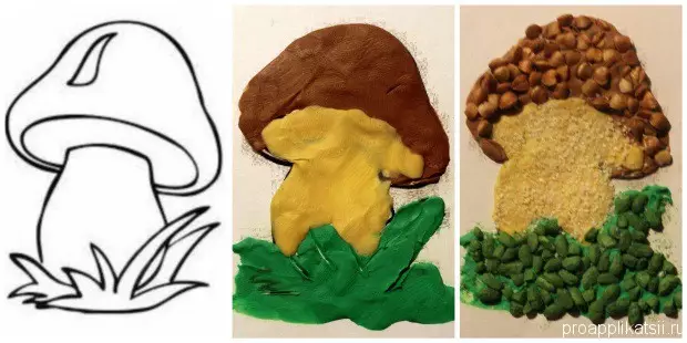 Applique de cereais para nenos sobre o tema