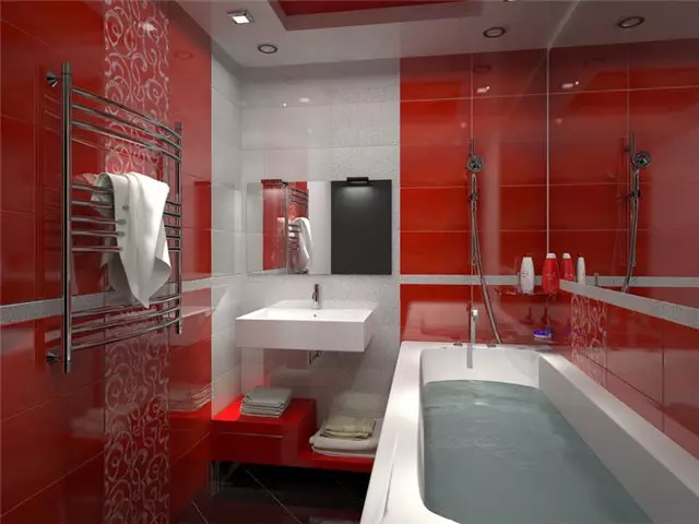 Koupelna v Chruščov: Design interiéru