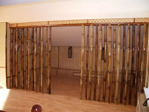 Cortinas decorativas de bambu fazem você mesmo