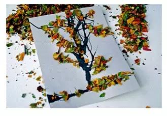 Comment faire une applique de feuilles avec vos propres mains à l'école avec vidéo