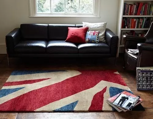По-близо до Лондон: британски флаг в интериора (Съюз Джак - 80 снимки)