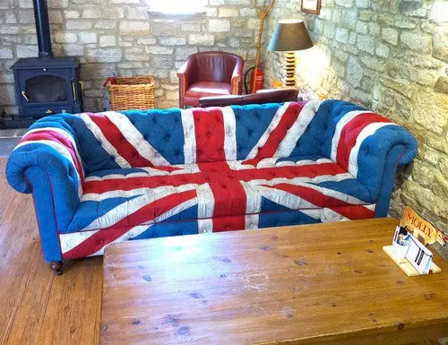 Più vicino a Londra: British Flag In Interior (Union Jack - 80 foto)