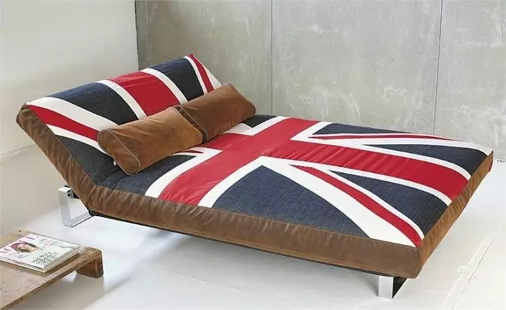 Tættere på London: British Flag i interiøret (Union Jack - 80 Billeder)