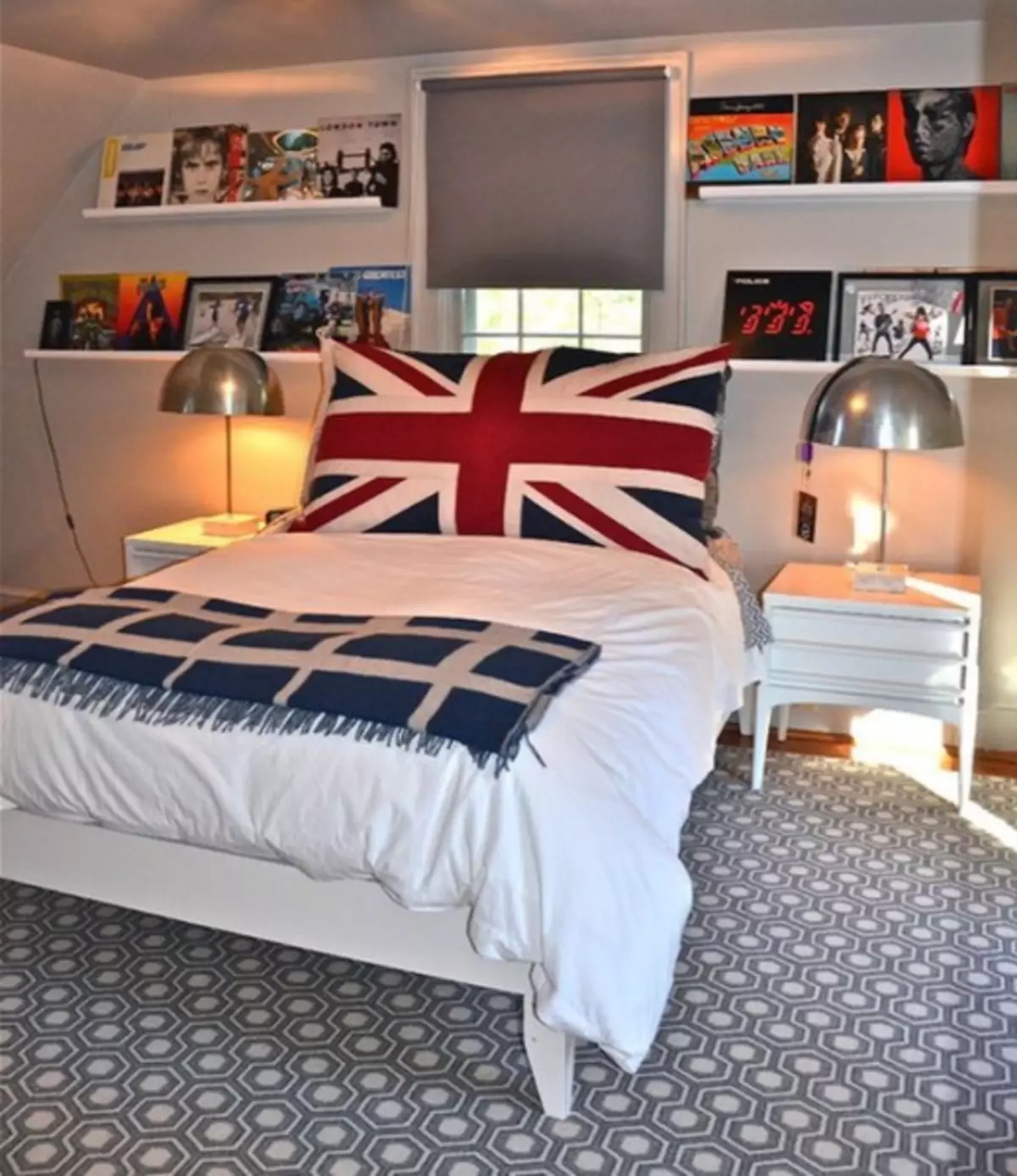 Gần hơn với London: Cờ Anh trong nội thất (Union Jack - 80 ảnh)