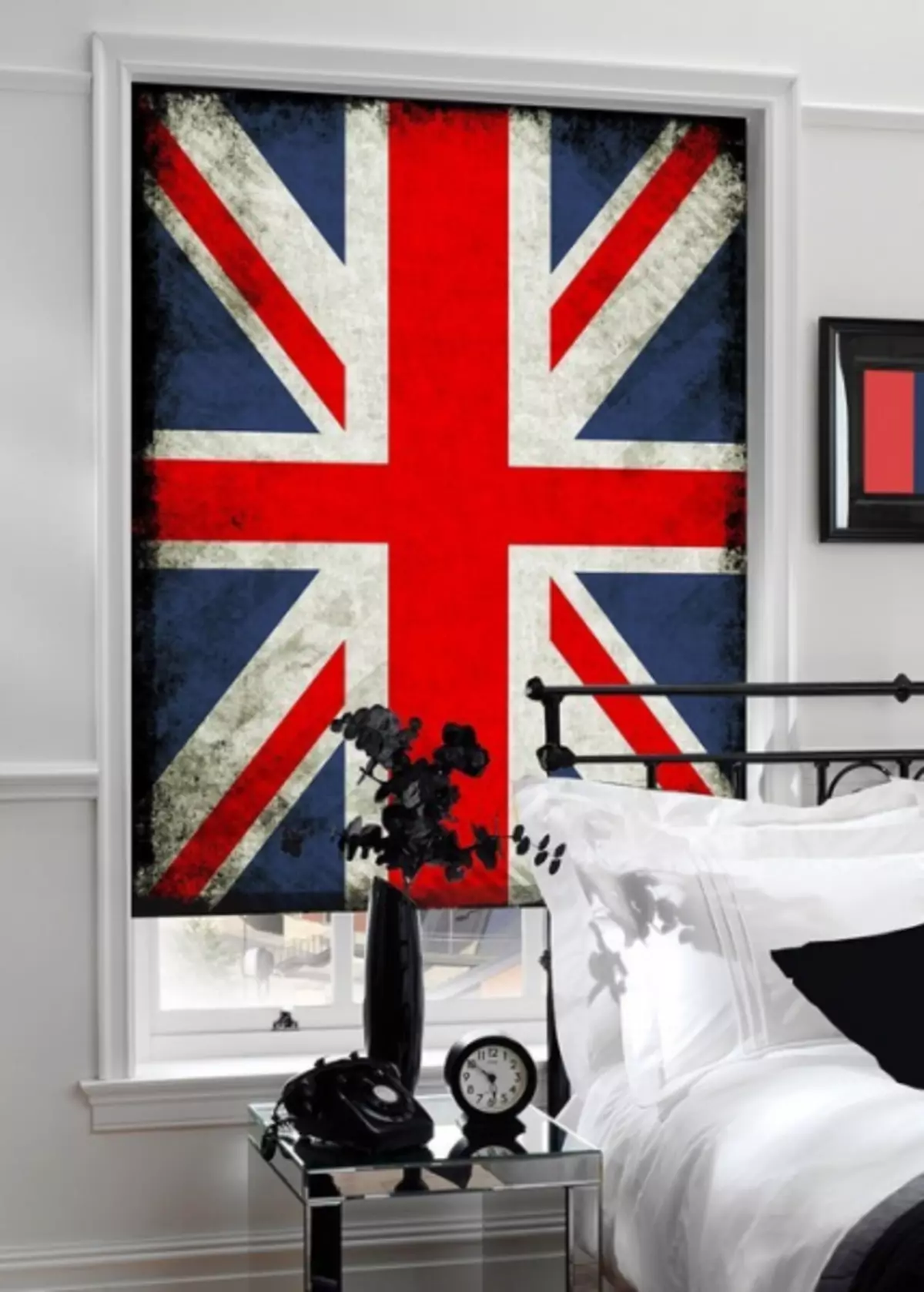 Bliže Londonu: britanska zastava u unutrašnjosti (Union Jack - 80 fotografija)