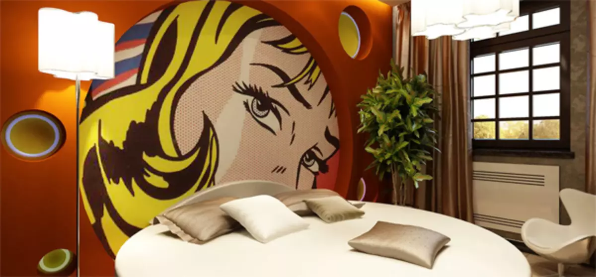 Pop ART INTERIOR: Culori și materiale reale