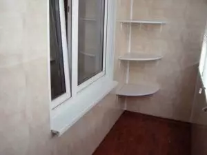 Как да направим рафтове на лоджия и балкон