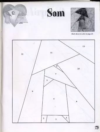 Patchwork sheme za proizvodnjo lepih barv in stvari