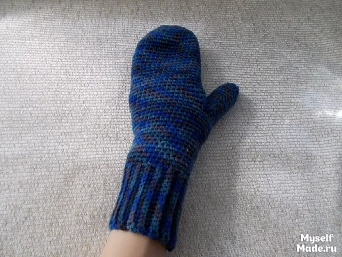 Crochet mittens for kids: master class with photo and video