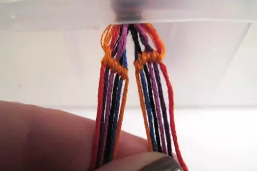 Weaving phenoshek from threads Moulin for beginners with photos and video