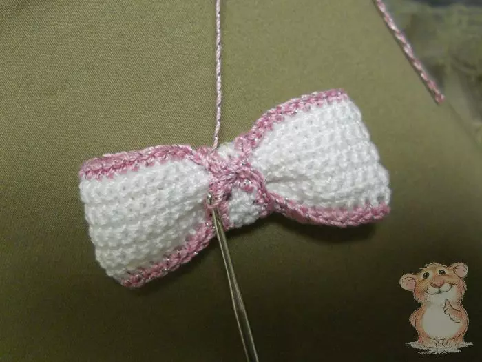 Bow Crochet: طرح برای مبتدیان با ویدئو و کلاس استاد