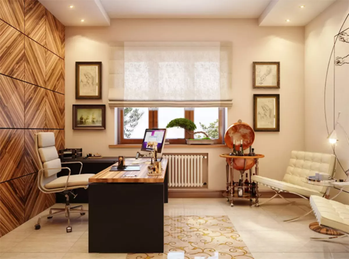 Hvordan man udsteder et kontor til at arbejde med kunder i lejligheden?