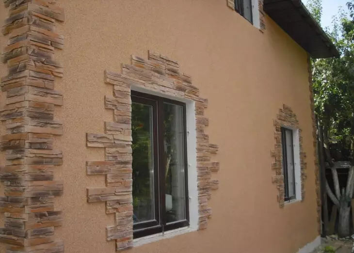 Fasade gips for å beskytte hjemmet ditt mot regn og frost og dekorativ design