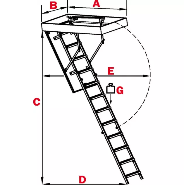 Instaliranje potkrovlja stubište sa vlastitim rukama