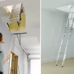 Ladder ing loteng: Apa sing luwih apik kanggo milih lan nginstal dhewe?