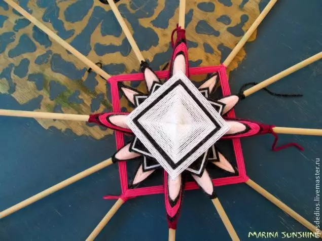 Master Class në Weaving Mandala: Udhëzim me video dhe foto