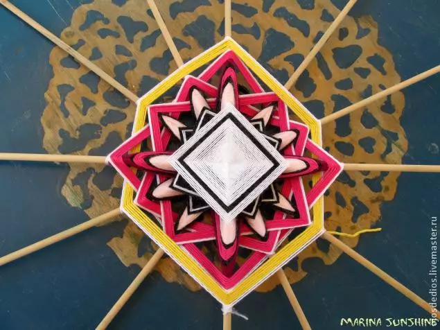 Jagora na Jagora kan Weaving Mandala: Umurni tare da bidiyo da hotuna