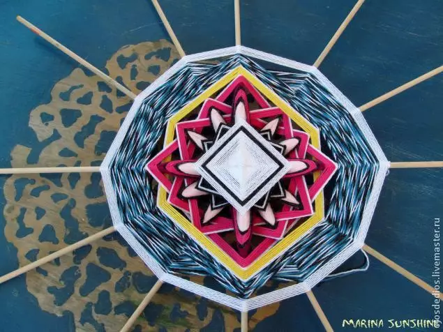 Jagora na Jagora kan Weaving Mandala: Umurni tare da bidiyo da hotuna