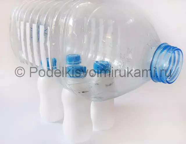 Elephant af plastflösku með eigin höndum með myndum og myndskeiðum