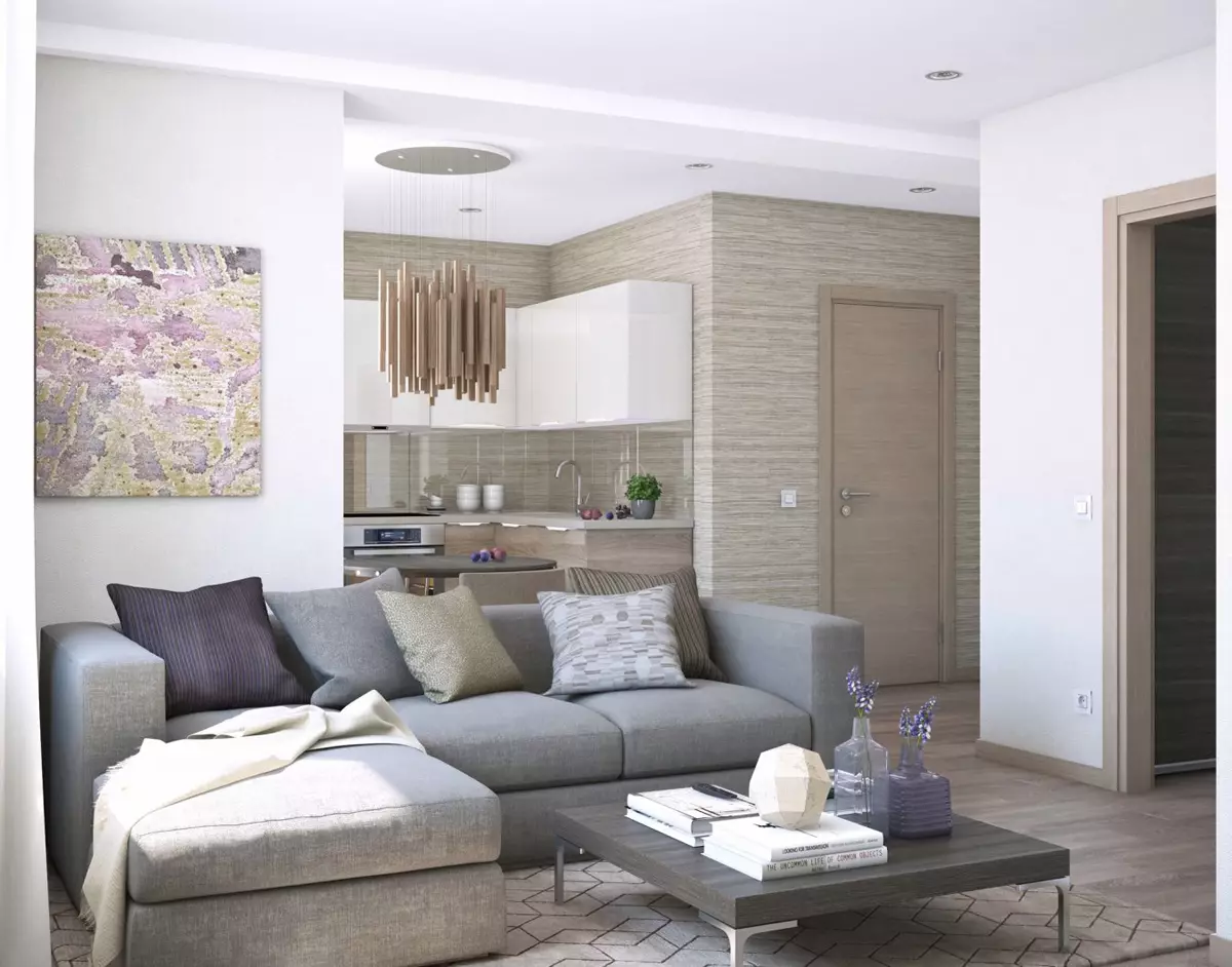 ¿Cómo hacer que sea interesante combinar gris y beige en el interior?